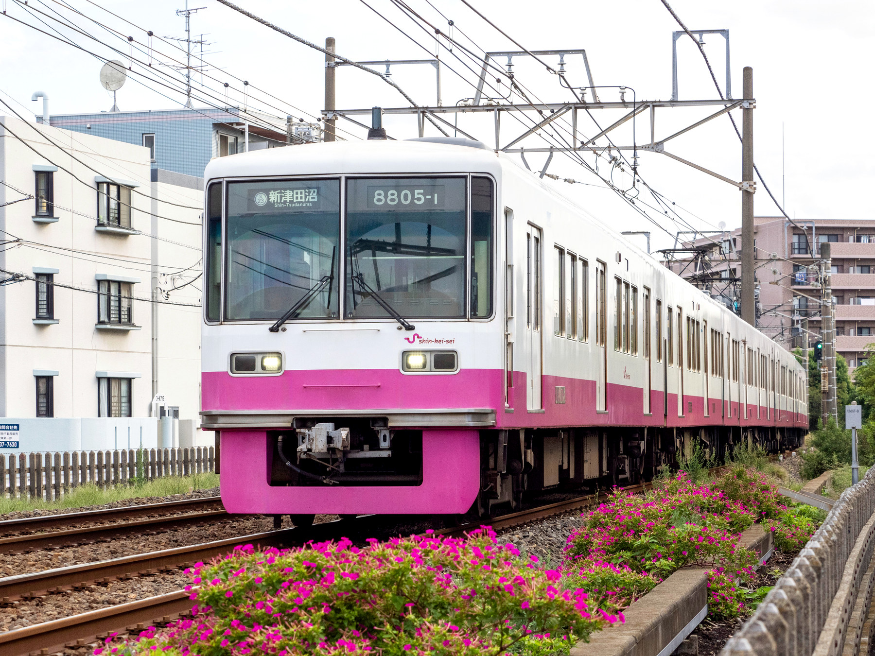 営業運転時の新京成電鉄8800形8805編成