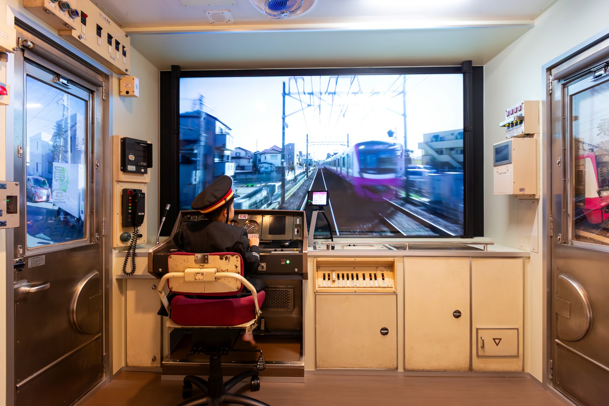 新京成8800形トレインルームのシミュレーター